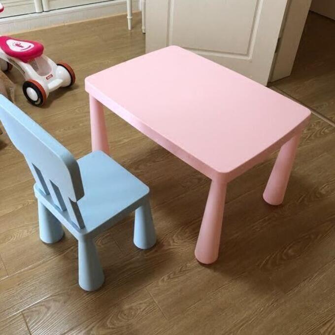 利乐宝儿童桌椅幼儿园塑料桌子椅子宝宝学习桌积木桌玩具桌书桌