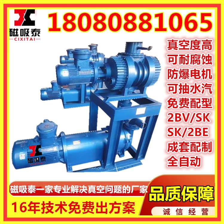 罗茨泵机组木器真空浸渍JZJ2S150 300 600 JZJ2S罗茨水环真空机组