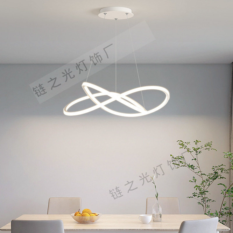 现代轻奢全光谱餐厅设计师吊灯