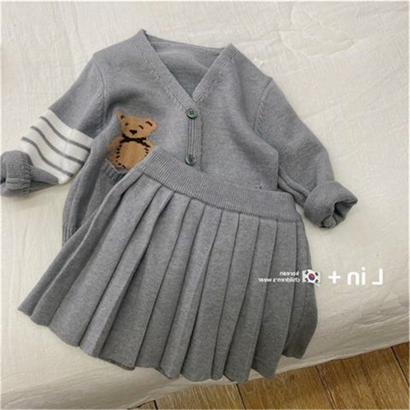 女童春秋季套装2023新款儿童学院风毛衣开衫裙子洋派女宝宝两件套,童装/婴儿装/亲子装,套装,淘宝优惠券,粉丝福利购,淘宝优惠卷