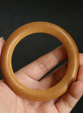 天然实心老玉竹手镯文玩男女款金丝竹制镯子竹根手串大号竹圈圆环