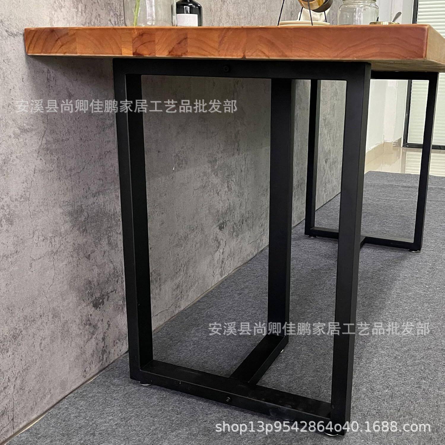 办公桌桌脚金属桌腿吧台支架铁艺桌腿简约咖啡桌桌脚跨境直销