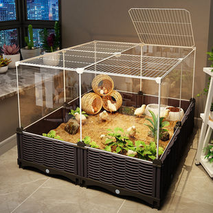 生态养殖鸡笼子芦丁鸡加密饲养箱家用育雏养殖大号号铁笼