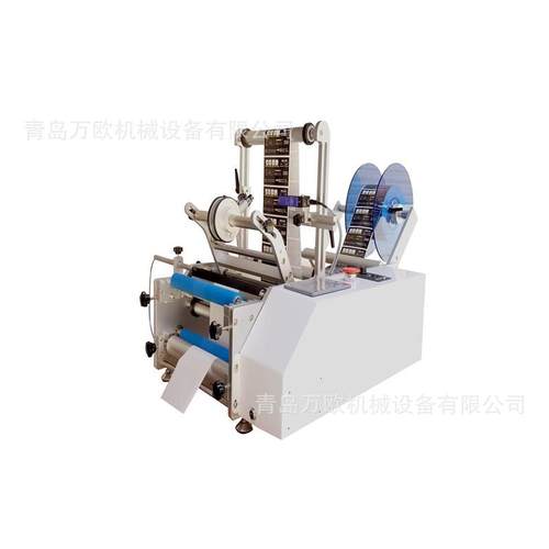 厂家直供半自动圆瓶贴标机 不干胶圆瓶 玻璃瓶 塑料瓶贴标机标签