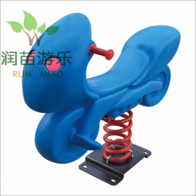 儿童塑料弹簧摇摇乐公园小区动物摇马户外游乐设备幼儿园健身器材