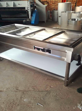 不锈钢保温台 快餐售饭台 带玻璃罩电热保温柜 台式保温台dingzhi