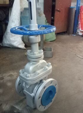 Z43F-64C 铸钢法兰带导流孔平板闸阀  手动平板闸阀 DN400