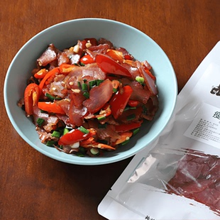 顾家婆烟熏腊瘦肉条湖南农家传统工艺腌制法新鲜正宗批发直销湘菜