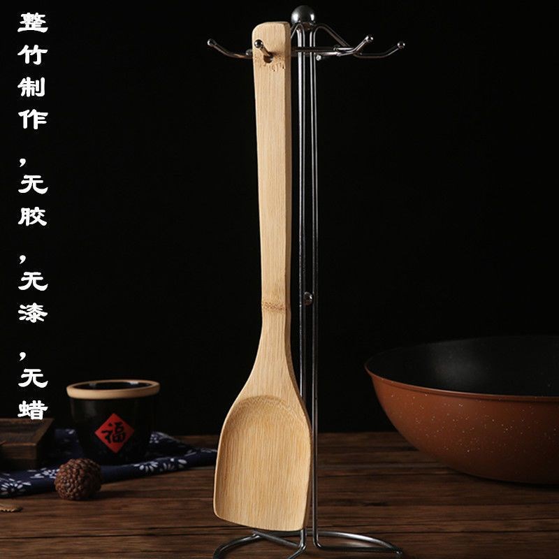 速发竹锅铲饭粘锅铲家用煎铲平底锅炒不铲菜勺竹筷子赵之郑
