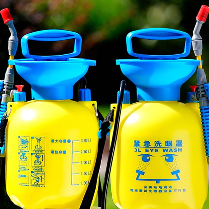 速发洗眼器L双口双喷头洗眼器紧急冲淋洗眼器便携式洗眼器
