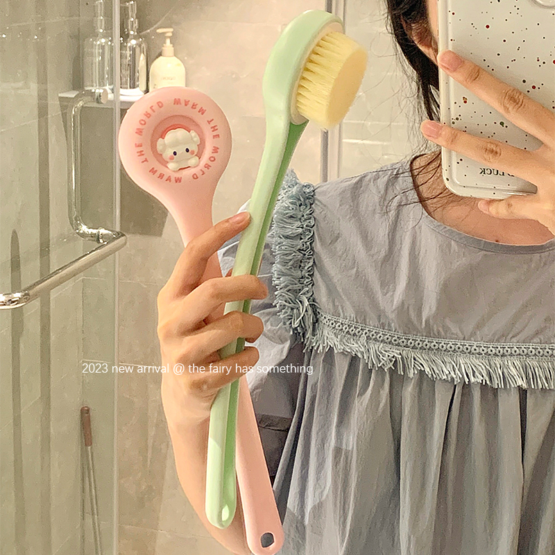 速发洗澡刷背神澡刷身体搓浴刷长柄软毛沐器搓背刷子搓後背强力不