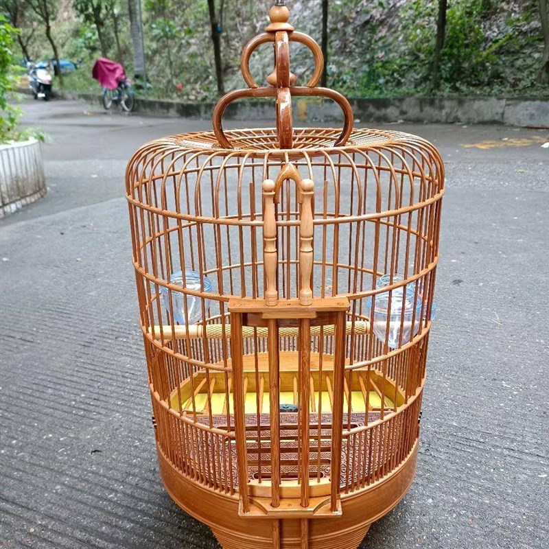 速发广式鸟笼名笼广家清精档画眉高品手工广笼全套广笼鸟笼大全圆