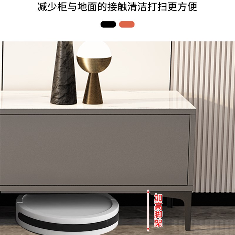 速发新Z电视柜25简约茶几组合客厅户款地柜小Q型卧室简易轻奢电视