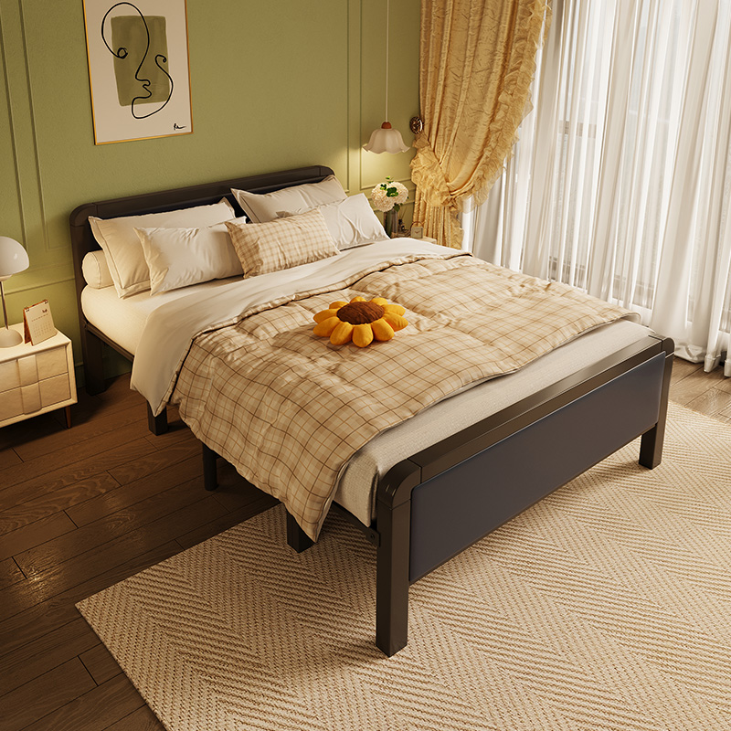 速发铁叠人家用1米2简易成人折舍房双人宿架床便携硬板午休床