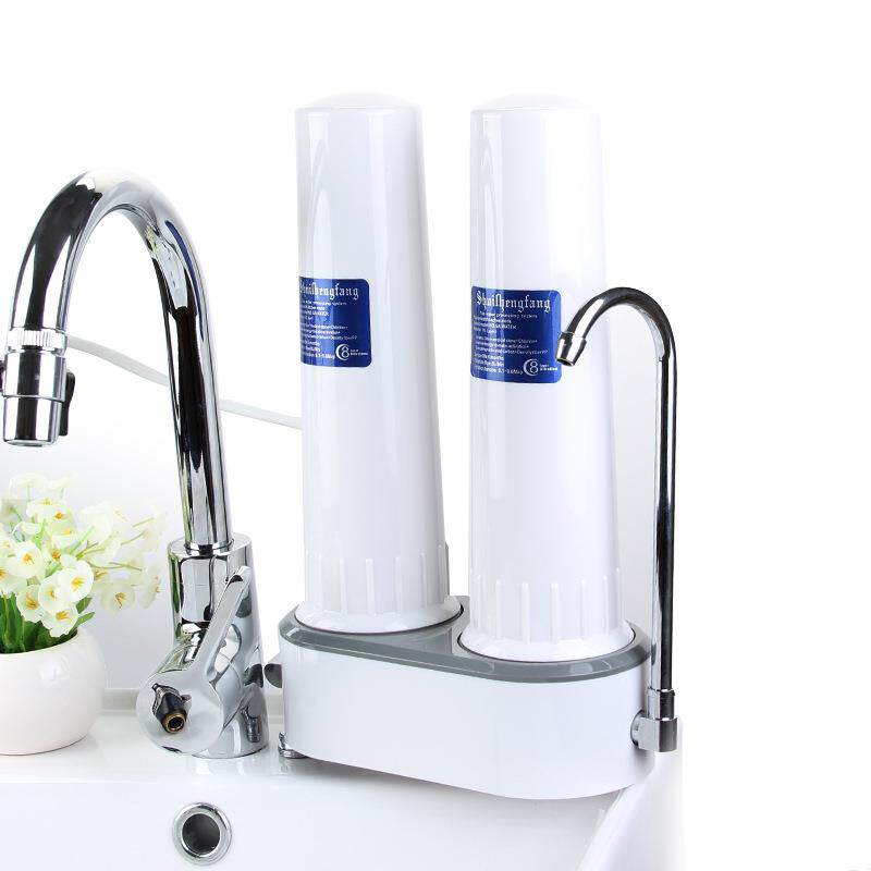 直销新款家用净水器 厨房龙头过滤器 双级过滤 量大价优净水机