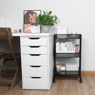 直销新款窄缝架多层收纳零食小推车移动储物架带轮子厨房置物架窄