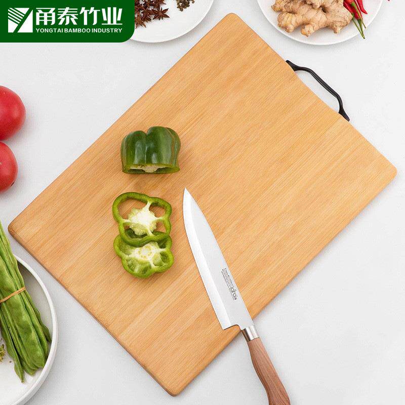 直销新款菜板加厚手动切菜板实木刀板案板地摊竹制和面砧板大号中