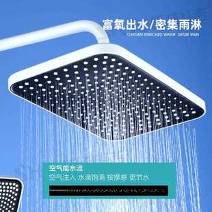 全铜高端旋钮淋浴花洒套装 直销新款 家用哑光枪灰增压淋浴恒温瀑