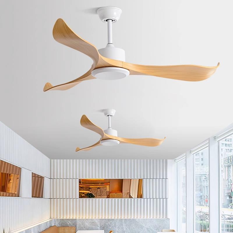 直销新款2025新款大风力吊顶风扇客厅餐厅无灯电风扇静音变频工业