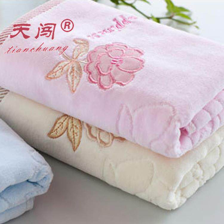 直销新款供应32股割绒绣玫瑰花全棉毛巾 加厚柔软全棉毛巾 价格优