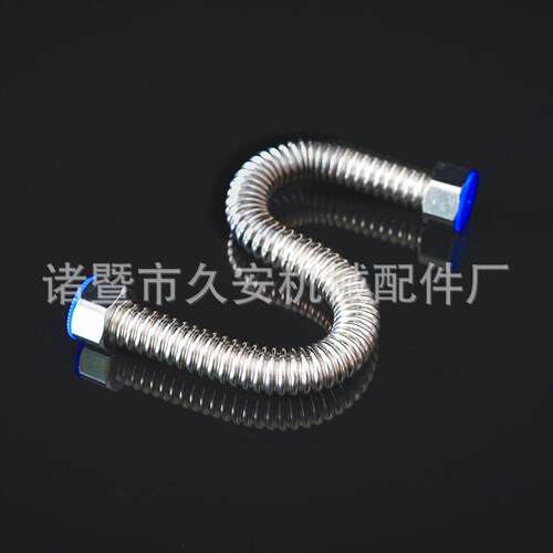 新款直销304不锈钢波纹软管4分6分1寸热水器冷热进水金属软管加工