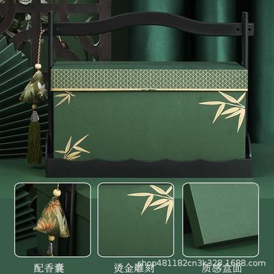 直销新款粽子包装空盒子端午节礼盒高档轻奢礼盒高级感香囊手提礼