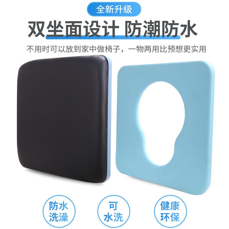 直销新款老人坐便椅孕妇坐厕椅马桶椅加固家用靠背残疾人坐便器便