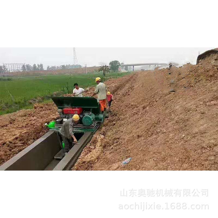 销售沟渠成型机 全自动防渗渠现浇成型机 混凝土渠道衬砌机厂家