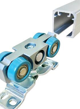 厂家直供单杆缓冲移门双轮木门静双音缓冲滑轮五UXK滑金