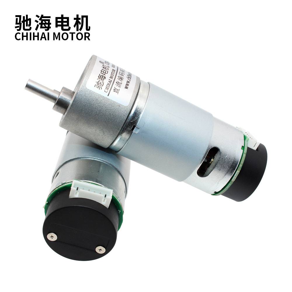 厂家直销GM37-550微型直流齿轮霍尔编码器减速电机直精钢齿轮