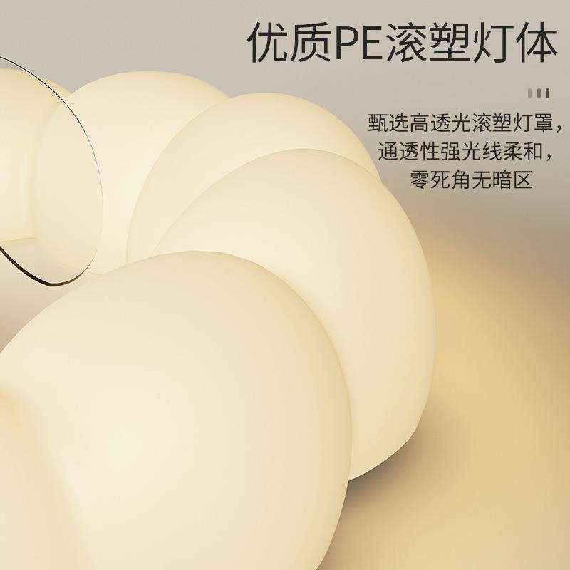 奶油风卧室灯吸顶灯吊扇灯儿童房餐厅主卧风扇电风扇灯2024年新款