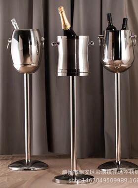 高店档双层槟桶套装落地冰桶用红家酒冰NTTZ-008桶酒香吧酒冰酒器