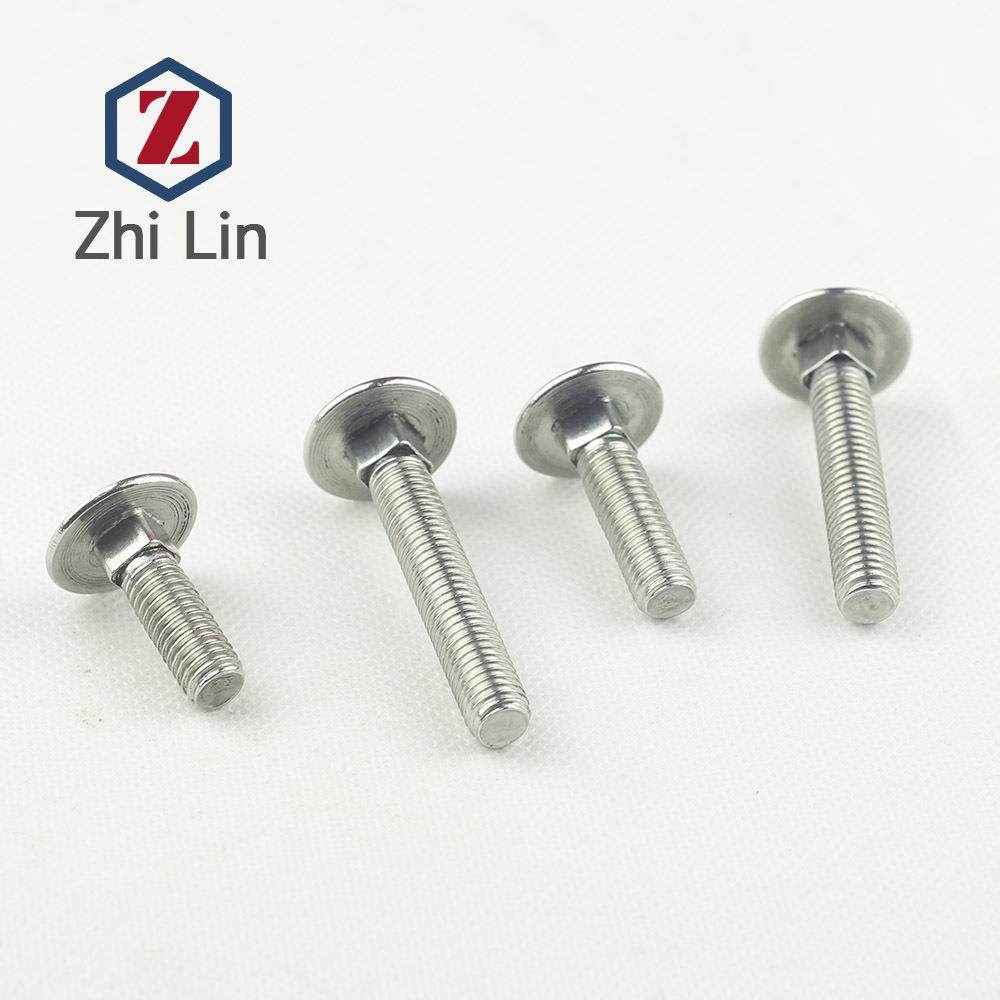 架MZHO10不锈钢20马车1螺栓半圆头0方劲螺丝货螺丝GB12DIN63