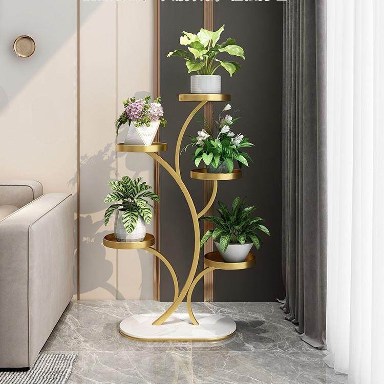 花架子多EEA客厅落地式阳台置架肉花架万向物铁艺轮花盆托架多层