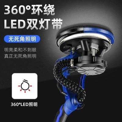 打磨无机墙面尘纸腻子粉砂光墙壁砂神器长电动HRR超杆轻沙皮磨墙