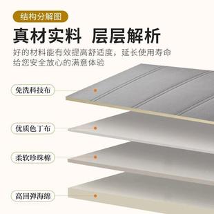 科技布软包床头靠UFR背免防透气头榻榻米床可粘贴轻洗奢简约污一