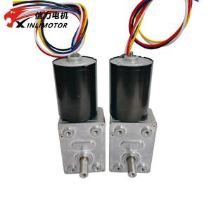 4632B无品牌 电机电动推2杆减速马 L838涡蜗轮系统蜗轮杆无刷减速