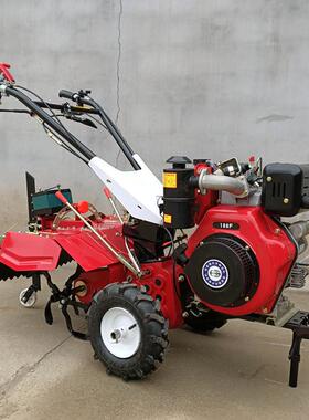 柴油用驱微四耕小型多功能手扶式旋耕机农大机棚78101果园耕田机