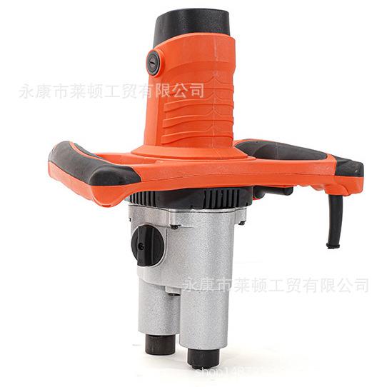 跨境商用电动家用搅拌器腻子油漆砂浆打灰电转双杆搅拌机