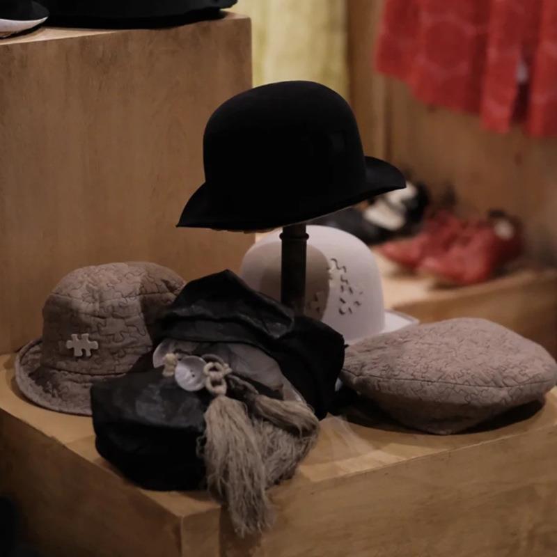 直销新款台式帽架服装店帽子展示架陈列假人女模特道具假发包布头