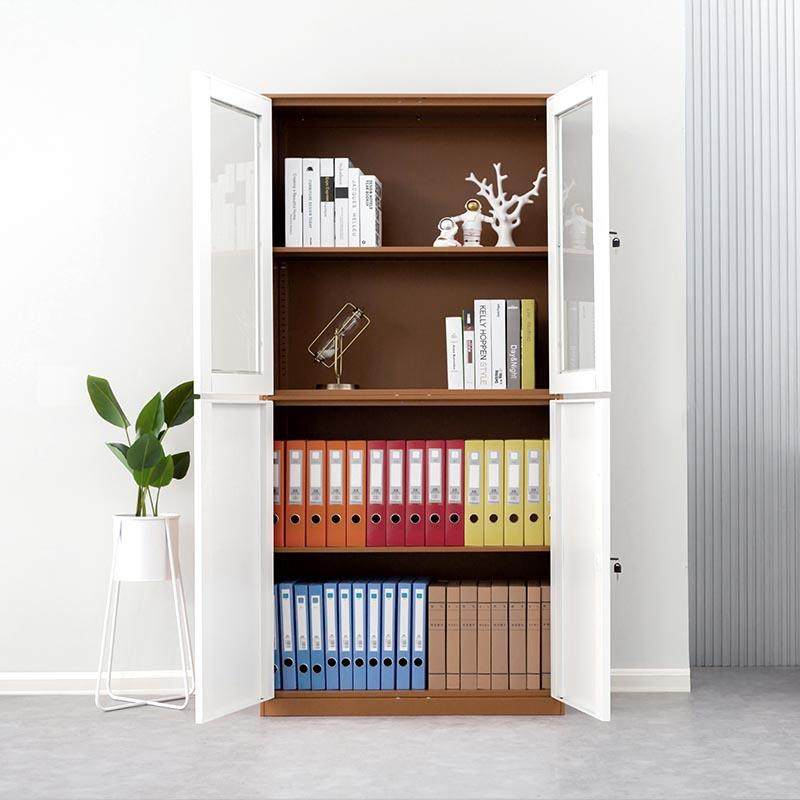 直销新款钢制文件储物柜 办公室资料铁皮书柜带锁 财务凭证档案抽