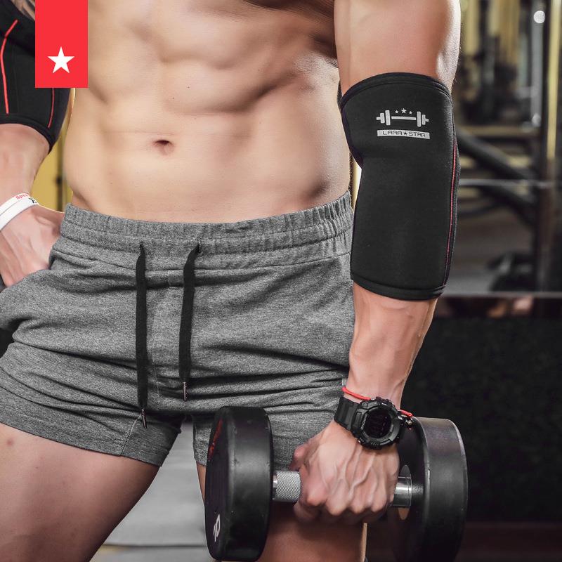 直销新款健身护肘力量举重运动训练护肘器械卧推训练加压护肘跨境