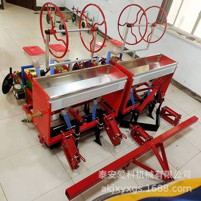 玉米谷物铺膜播种机农用谷子高粱点播机免间苗大豆种植机种谷子机