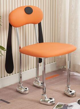 中古狗狗椅家子计创意餐椅个性化设妆用卧室靠背椅师网红VGJ儿童