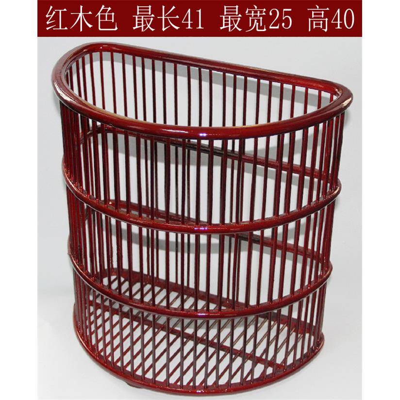 衣半竹编巾筐酒店脏圆篮宾馆布草框工艺收纳筐布tfgu+yu+草毛筐收