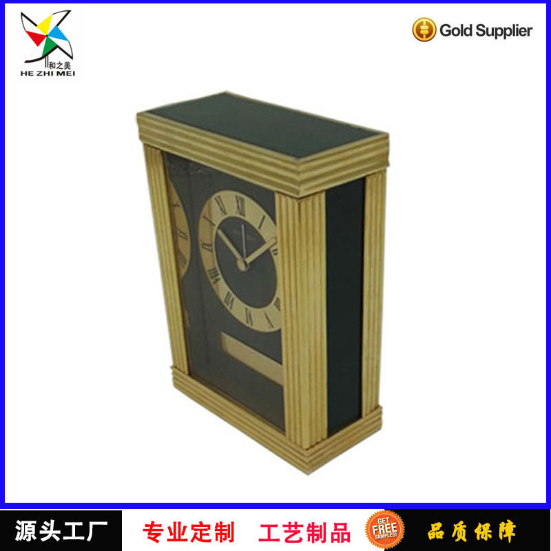 现代简约创意客厅桌面时钟摆件
