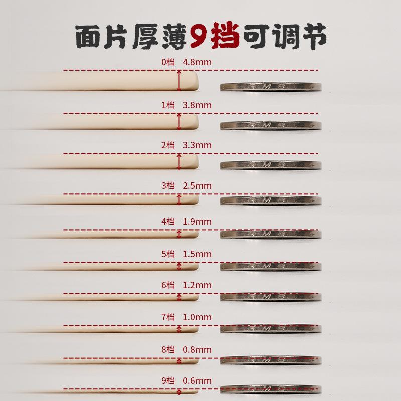 压面机家用小型切面条机手动手摇商用全自动饺子皮机多功能擀面机
