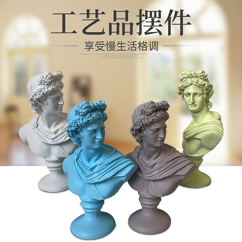 树脂工艺品厂家现代创意雕像 家居客厅人物饰品桌面摆件 人物摆饰