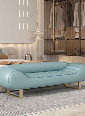 衣极简轻奢卧spni6kbP室床凳小沙发长条可坐衣帽间放床边床头凳榻