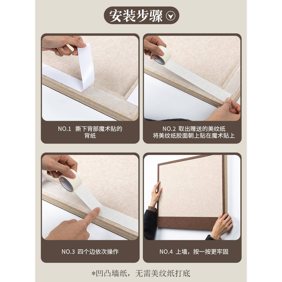 电表箱毛毡板墙面装饰遮挡背景板遮丑挂墙留言板照片墙自粘软木板